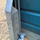 Repaired damaged rear light bracket on this Ifor Williams horse trailer